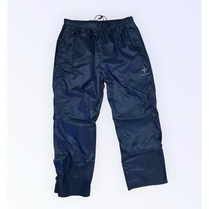 AXESQUIN‎ Water Repellent Pants Sz XL NAVY BLUE With Adjustable Leg Closure